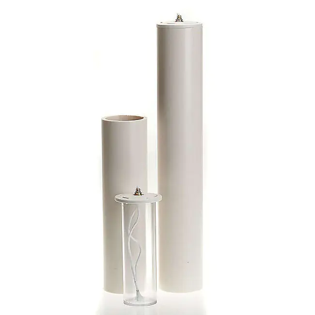 Vela para cera liquida (5,5x20cm)